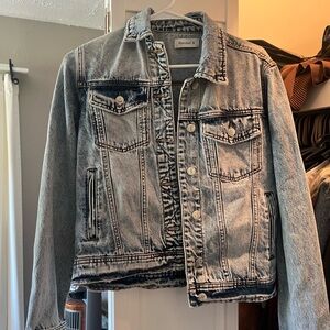 Denim Jacket with Button Details